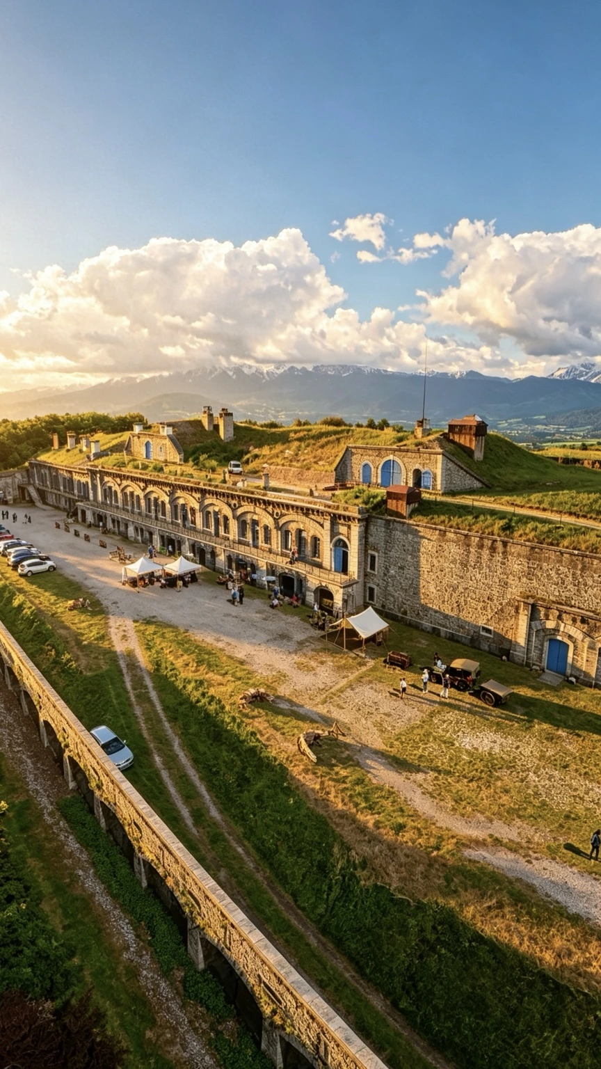Fort de Comboire — façade et panorama