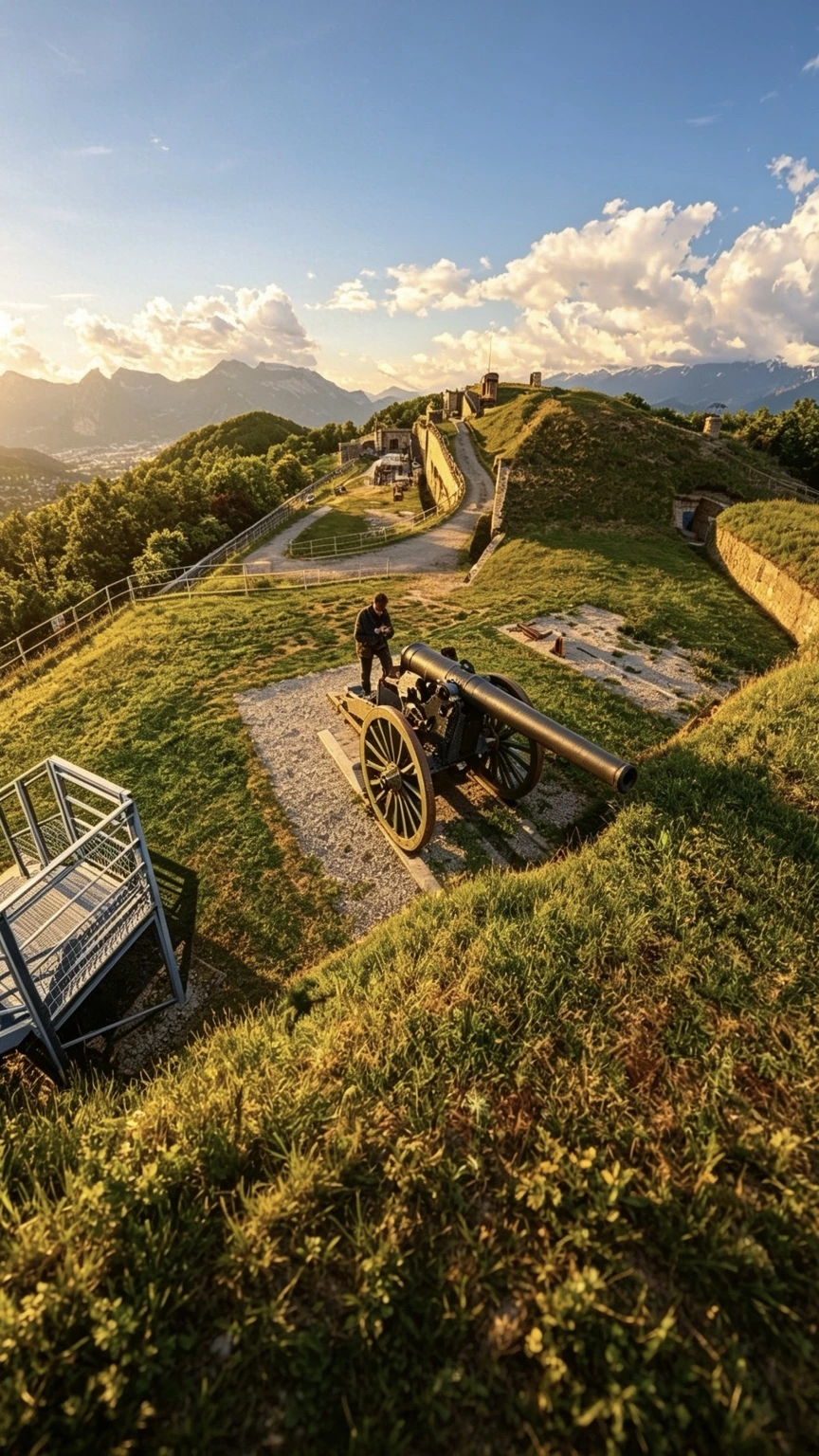 Fort de Comboire — canon et remparts