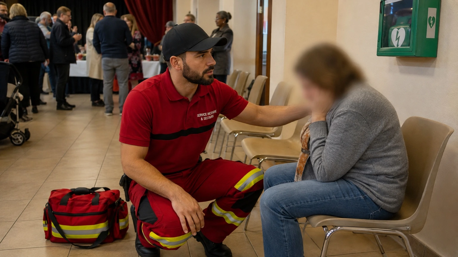 Assistance à personne par un agent SSIAP
