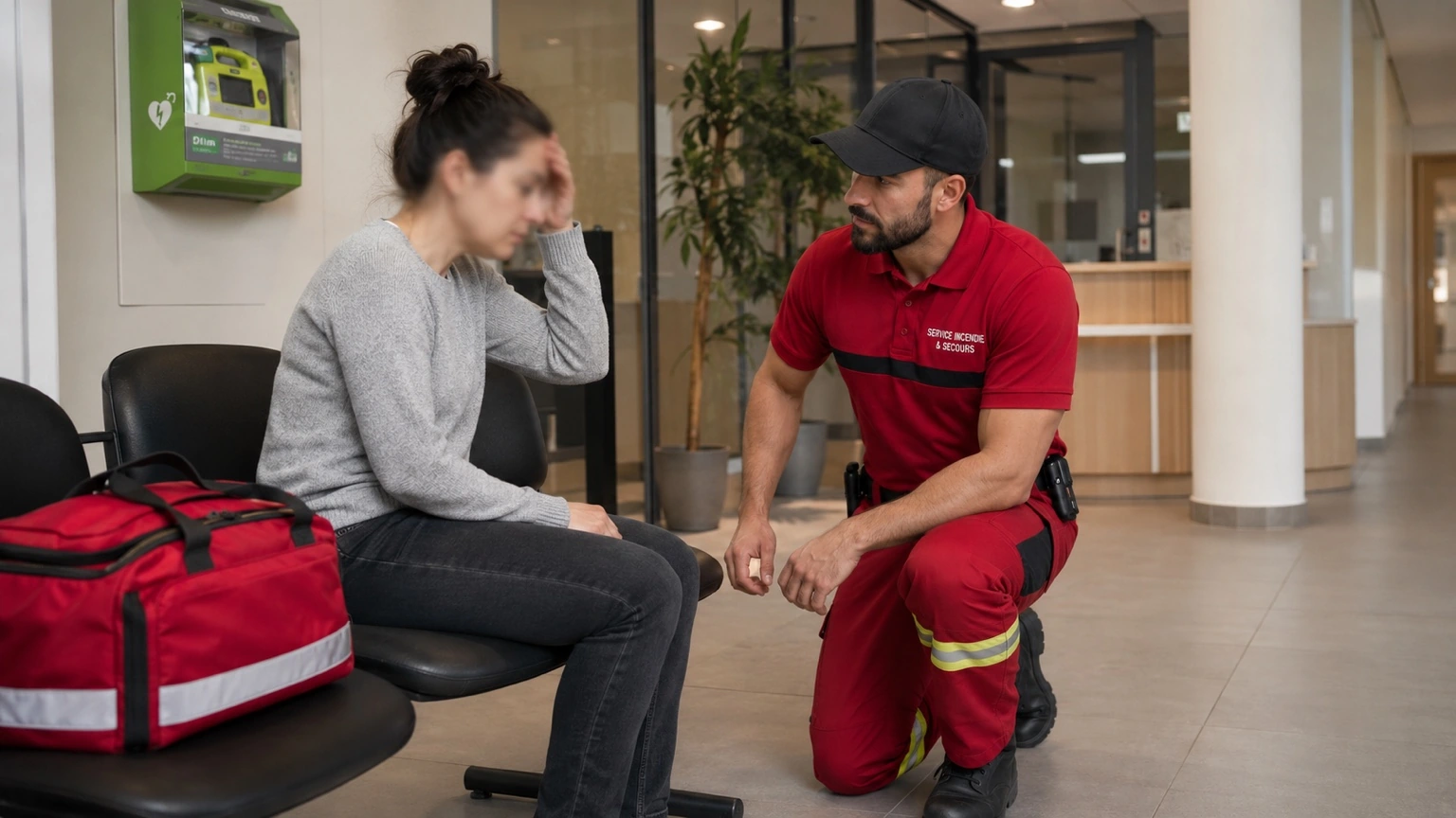 Prise en charge d’une personne lors d’une mission SSIAP
