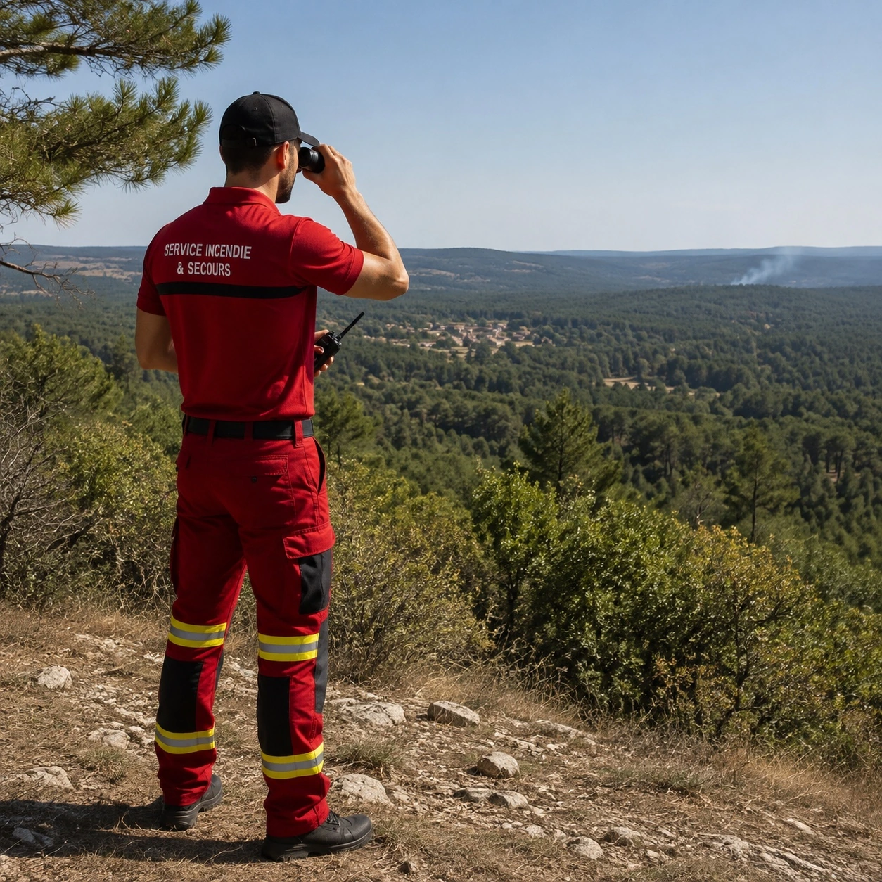 Observation SSIFAP d’un départ de fumée en milieu forestier